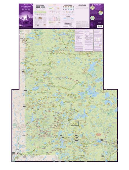Jeff's West Algonquin Paddling Map