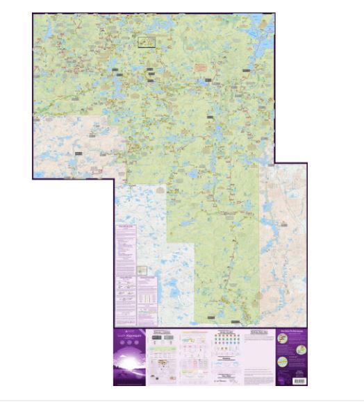 Jeff's South Algonquin Paddling Map