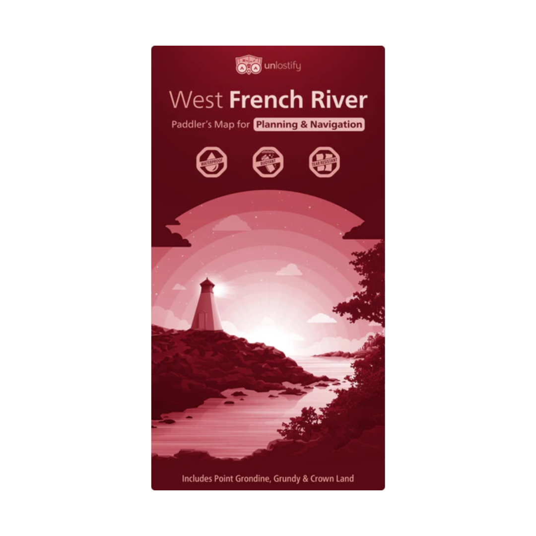 Jeff's West French River Paddling Map