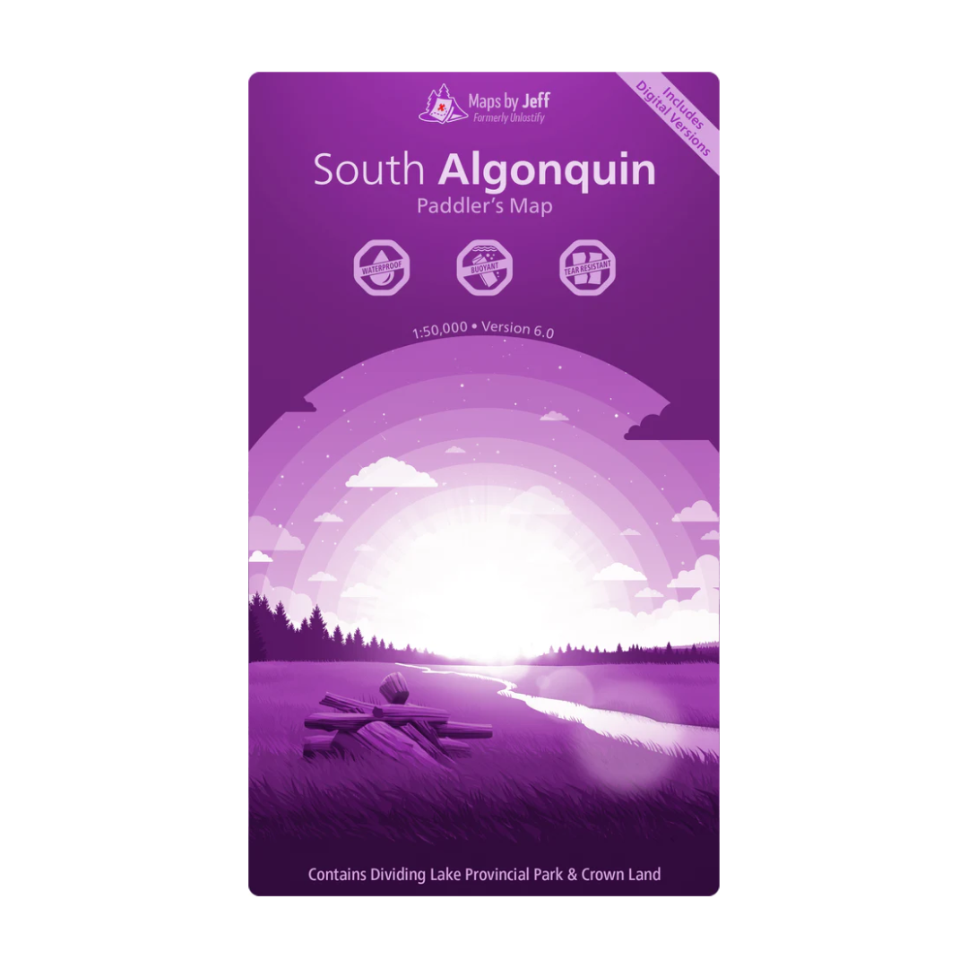 Jeff's South Algonquin Paddling Map