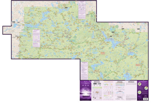 Jeff's North Algonquin Paddling Map