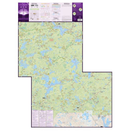 Load image into Gallery viewer, Jeff&amp;#39;s Central Algonquin Paddling Map
