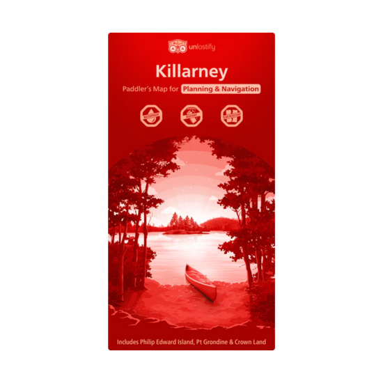 Load image into Gallery viewer, Jeff&amp;#39;s Killarney Paddling Map
