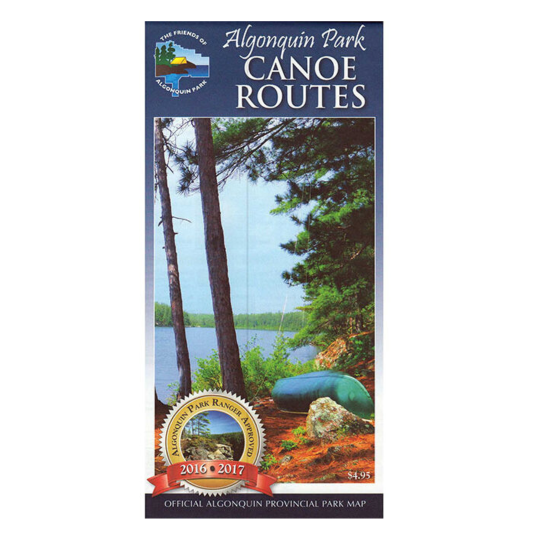 Algonquin Canoe Route Planning Map