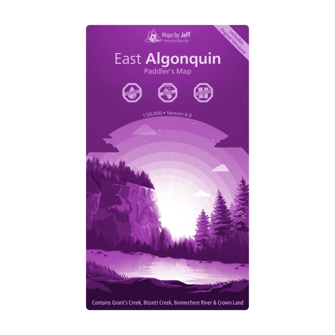 Jeff's East Algonquin Paddler's Map