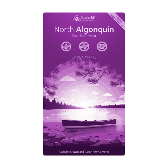 Jeff's North Algonquin Paddling Map